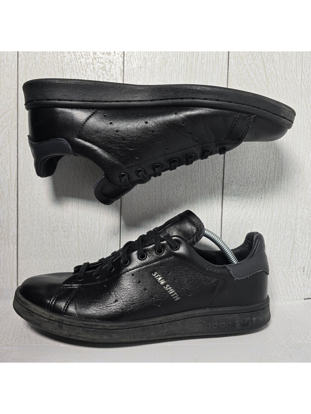 Adidas Stan Smith Lux Triple Black de piel – Hombre – Talla 8.5 US / 42 EU
